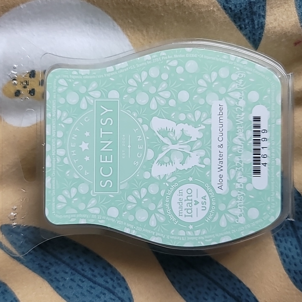 Scentsy bar Aloe Water & Cucumber